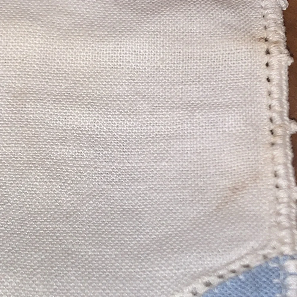 Vintage Hand Stitch Embroidered Cloth Napkins Coffee Tea Cups  11